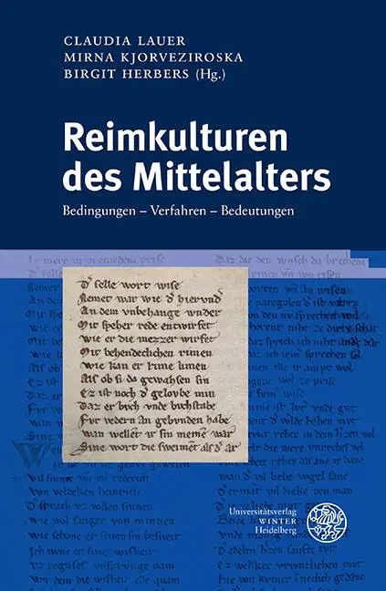Cover: 9783825395360 | Reimkulturen des Mittelalters | Claudia Lauer (u. a.) | Buch | XII