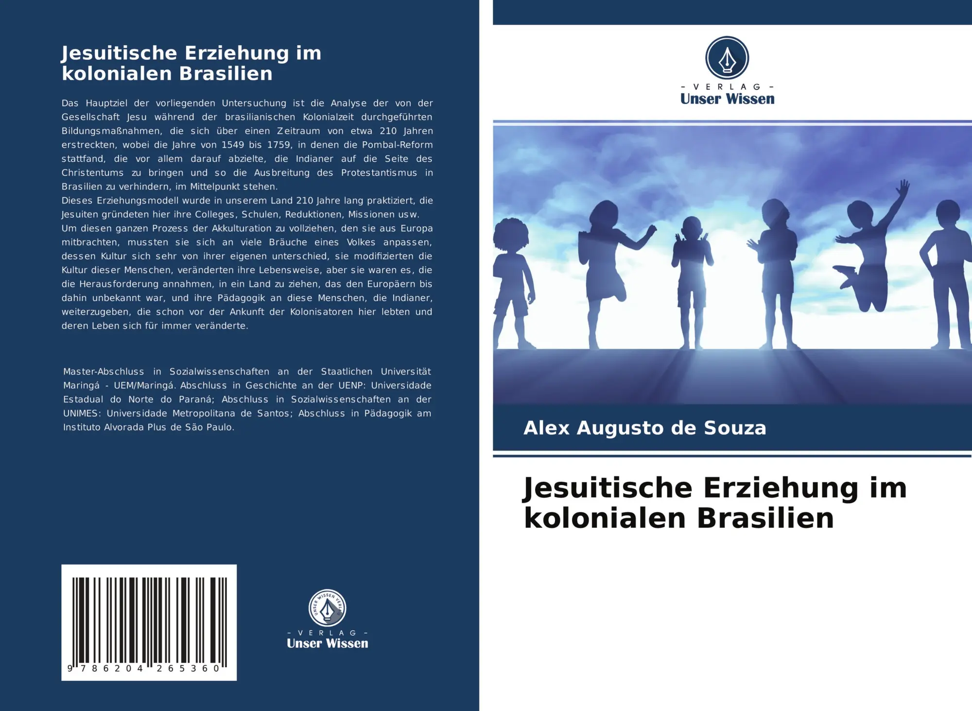 Cover: 9786204265360 | Jesuitische Erziehung im kolonialen Brasilien | Alex Augusto de Souza