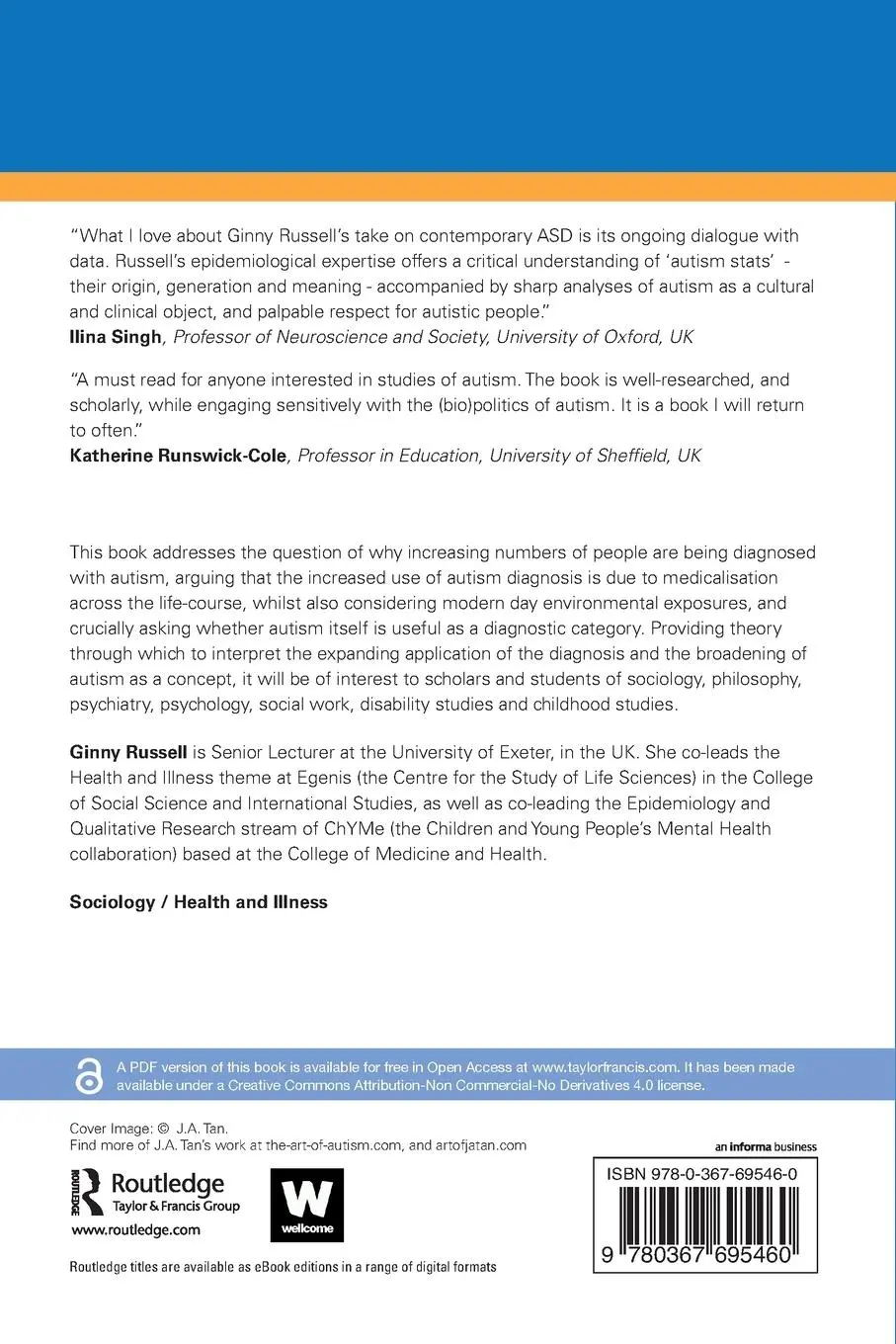 Rückseite: 9780367695460 | The Rise of Autism | Risk and Resistance in the Age of Diagnosis
