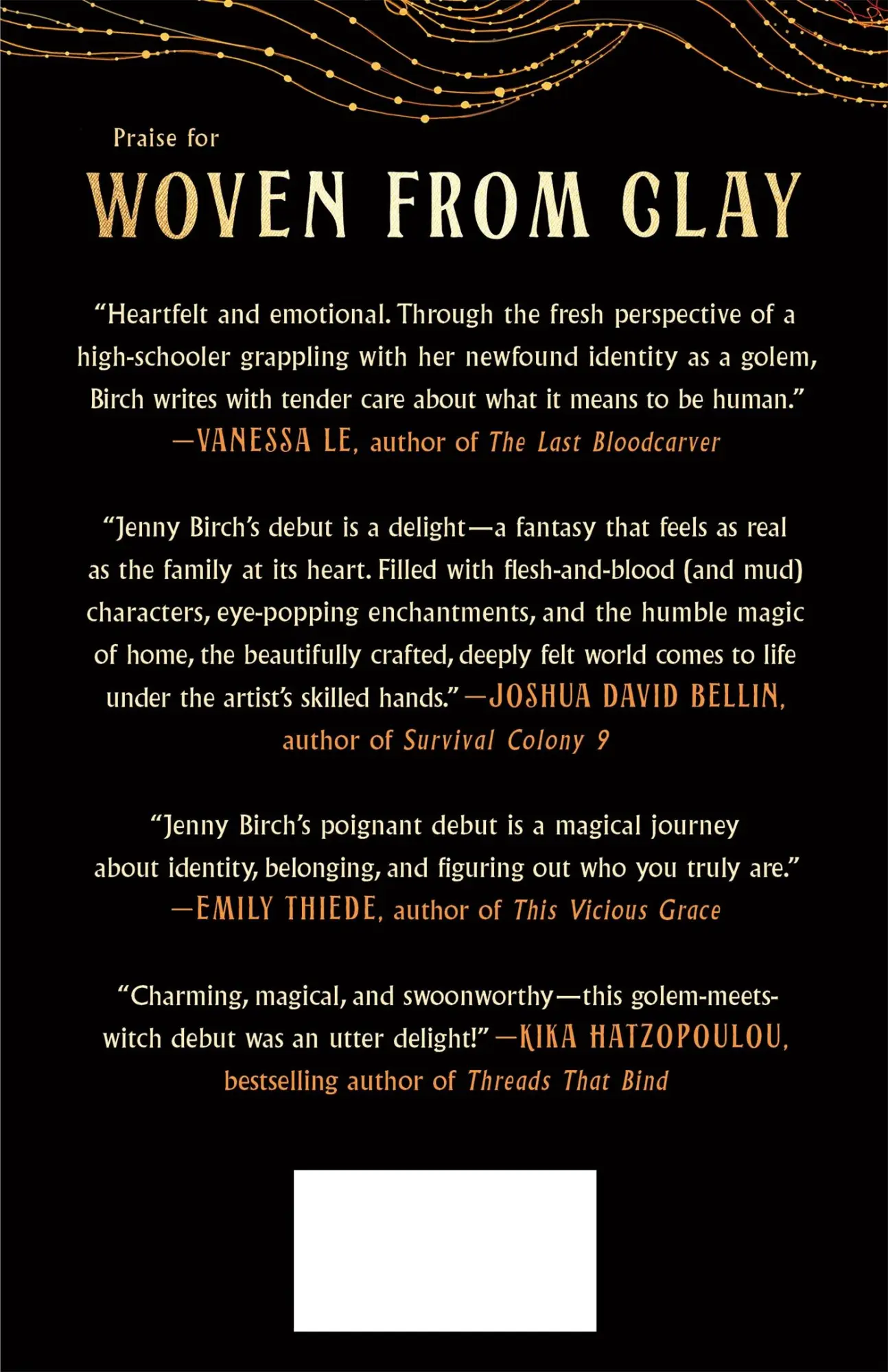 Rückseite: 9781250365460 | Woven from Clay | Jenny Birch | Buch | Englisch | 2025
