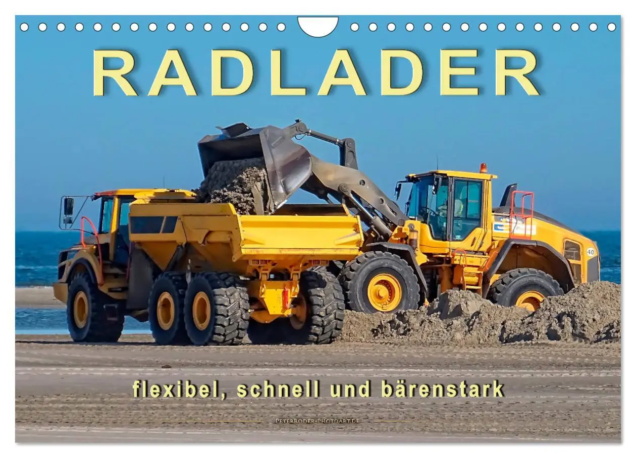 Cover: 9783457935460 | Radlader - flexibel, schnell und bärenstark (Wandkalender 2026 DIN...