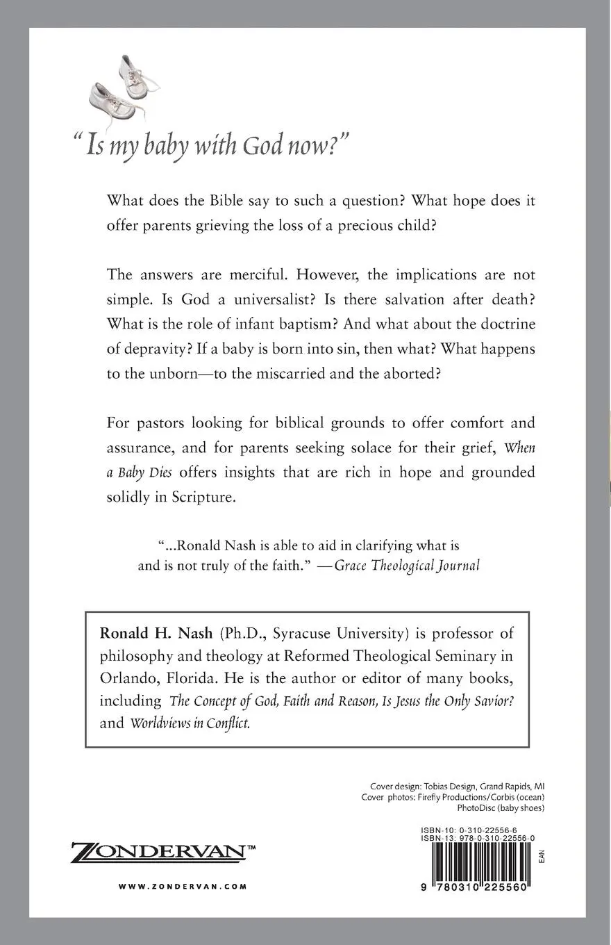 Rückseite: 9780310225560 | When a Baby Dies | Answers to Comfort Grieving Parents | Nash | Buch