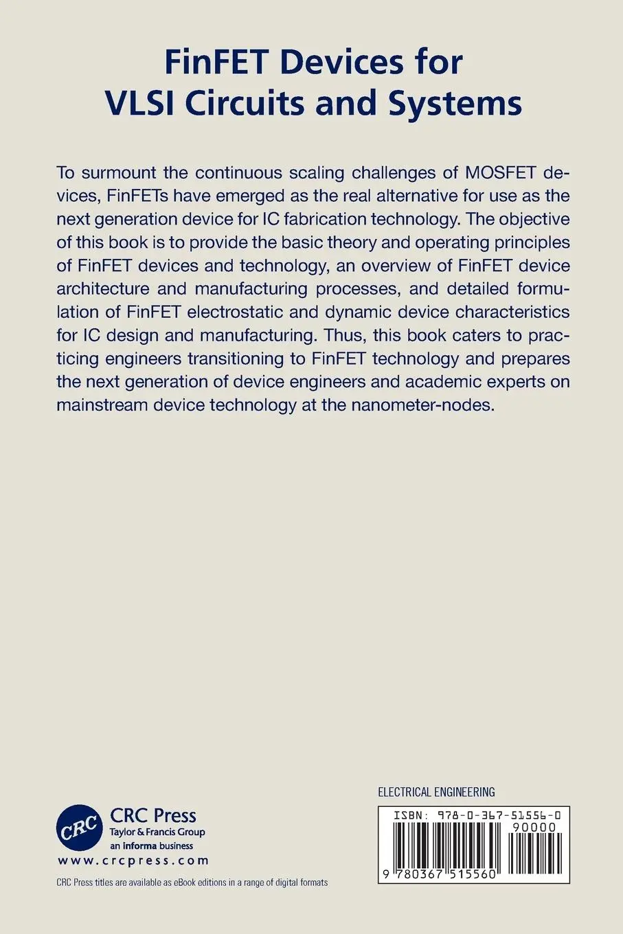 Rückseite: 9780367515560 | FinFET Devices for VLSI Circuits and Systems | Samar K. Saha | Buch