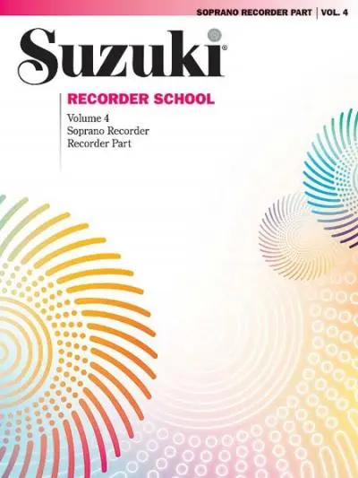 Cover: 9780874875560 | Suzuki Recorder School (Soprano Recorder) Vol. 4 | Recorder Part