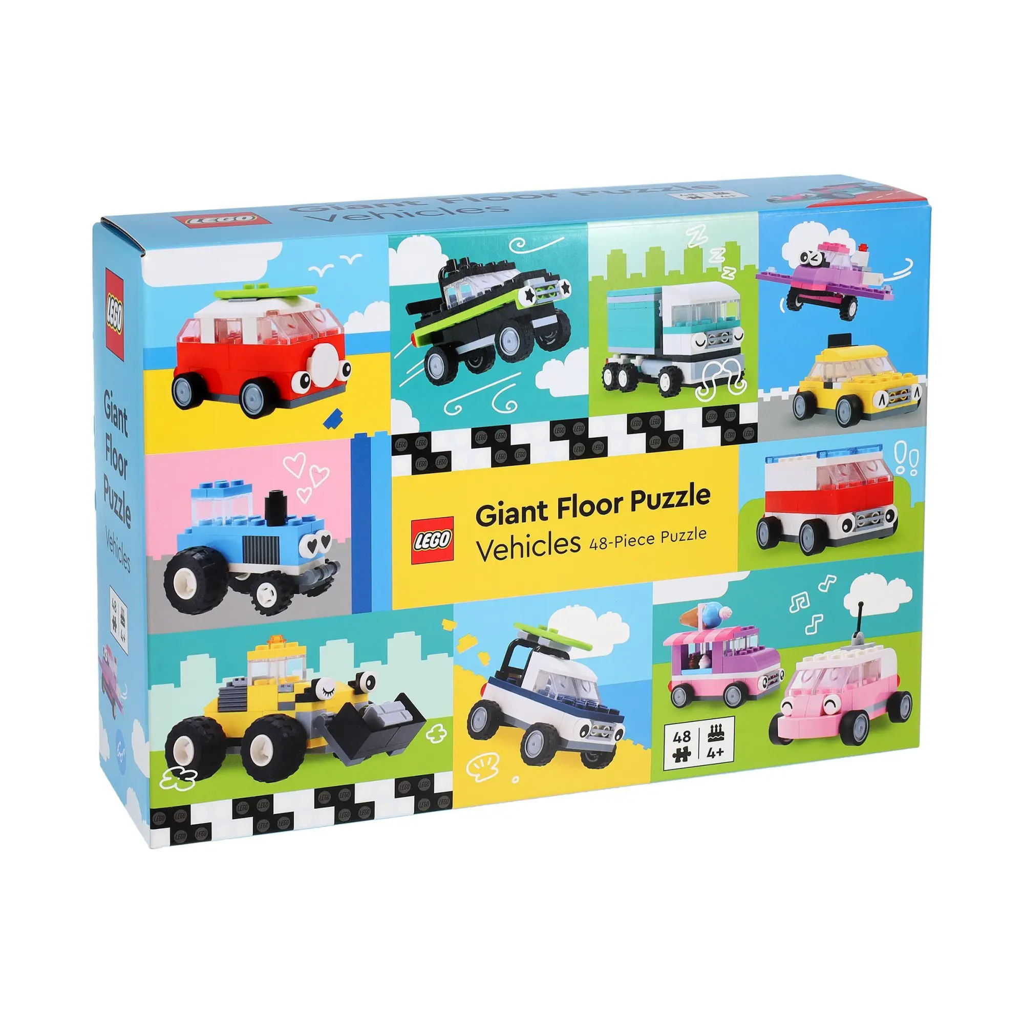 Cover: 9781797245560 | LEGO 48-Piece Giant Floor Puzzle: Vehicles | 48-Piece Puzzle | Lego