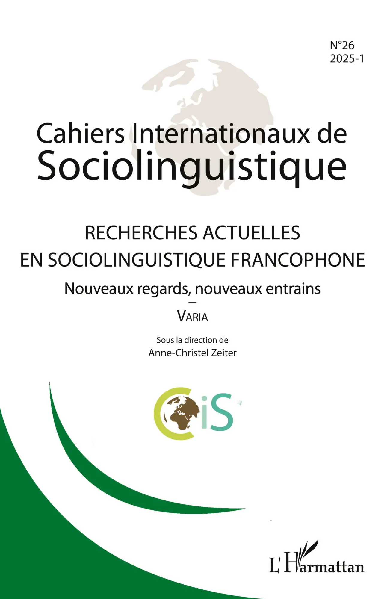 Cover: 9782336555560 | Recherches actuelles en sociolinguistique francophone | Taschenbuch