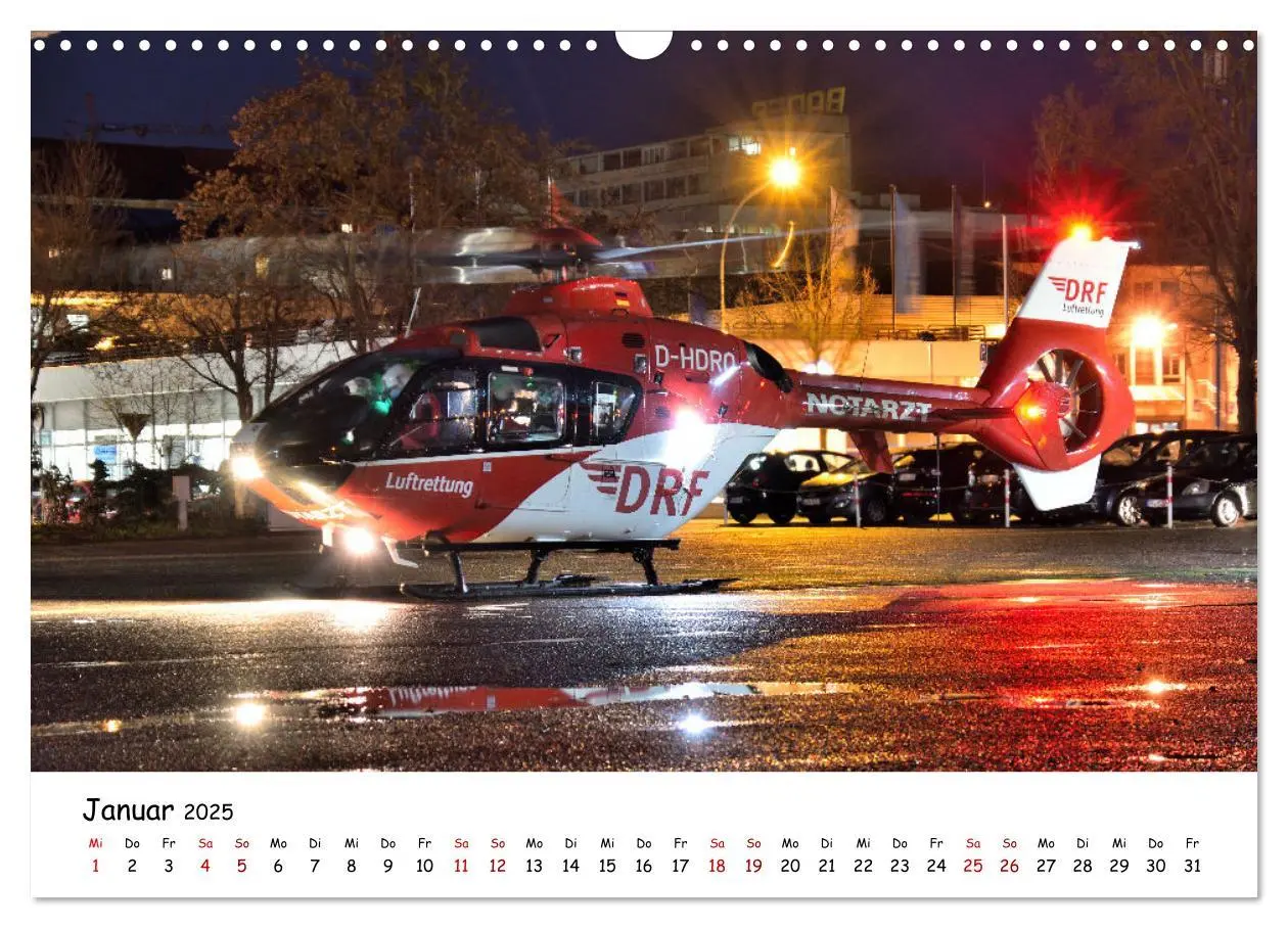 Bild: 9783457235560 | Die beeindruckende Welt der Hubschrauber (Wandkalender 2025 DIN A3...