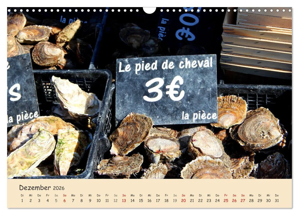 Bild: 9783457545560 | Markttag in Frankreich (Wandkalender 2026 DIN A3 quer), CALVENDO...
