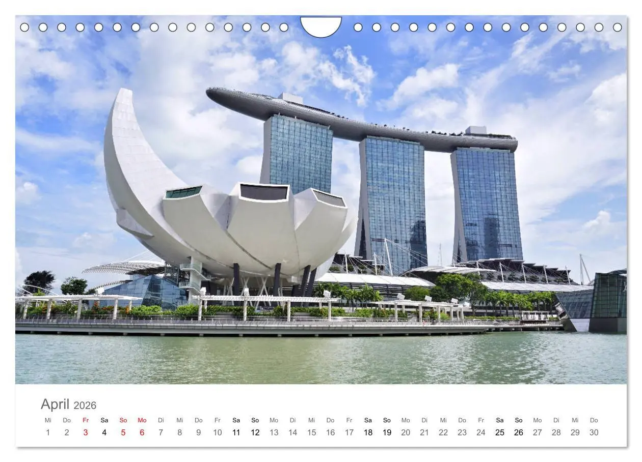Bild: 9783457785560 | Singapur (Wandkalender 2026 DIN A4 quer), CALVENDO Monatskalender