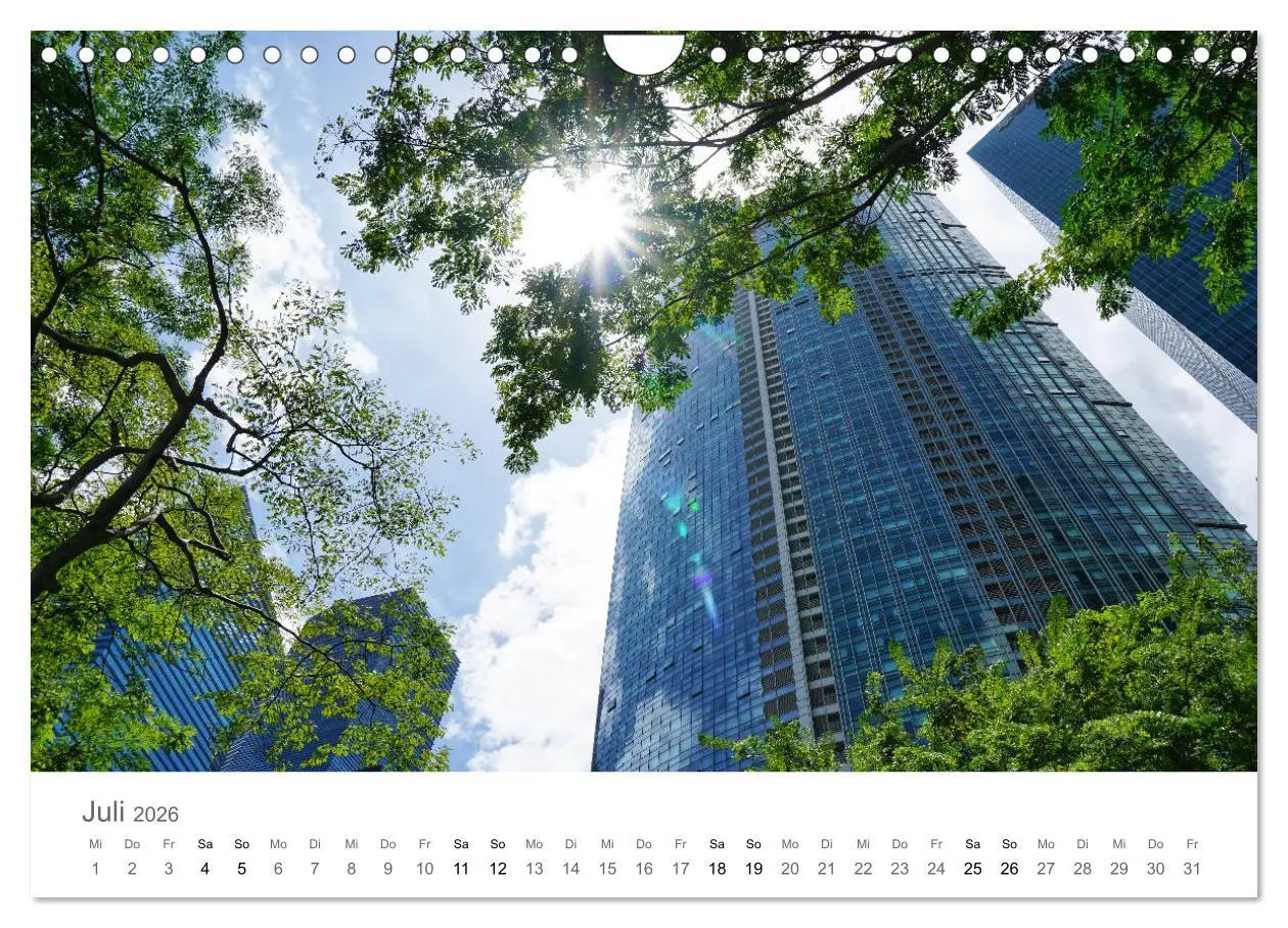 Bild: 9783457785560 | Singapur (Wandkalender 2026 DIN A4 quer), CALVENDO Monatskalender