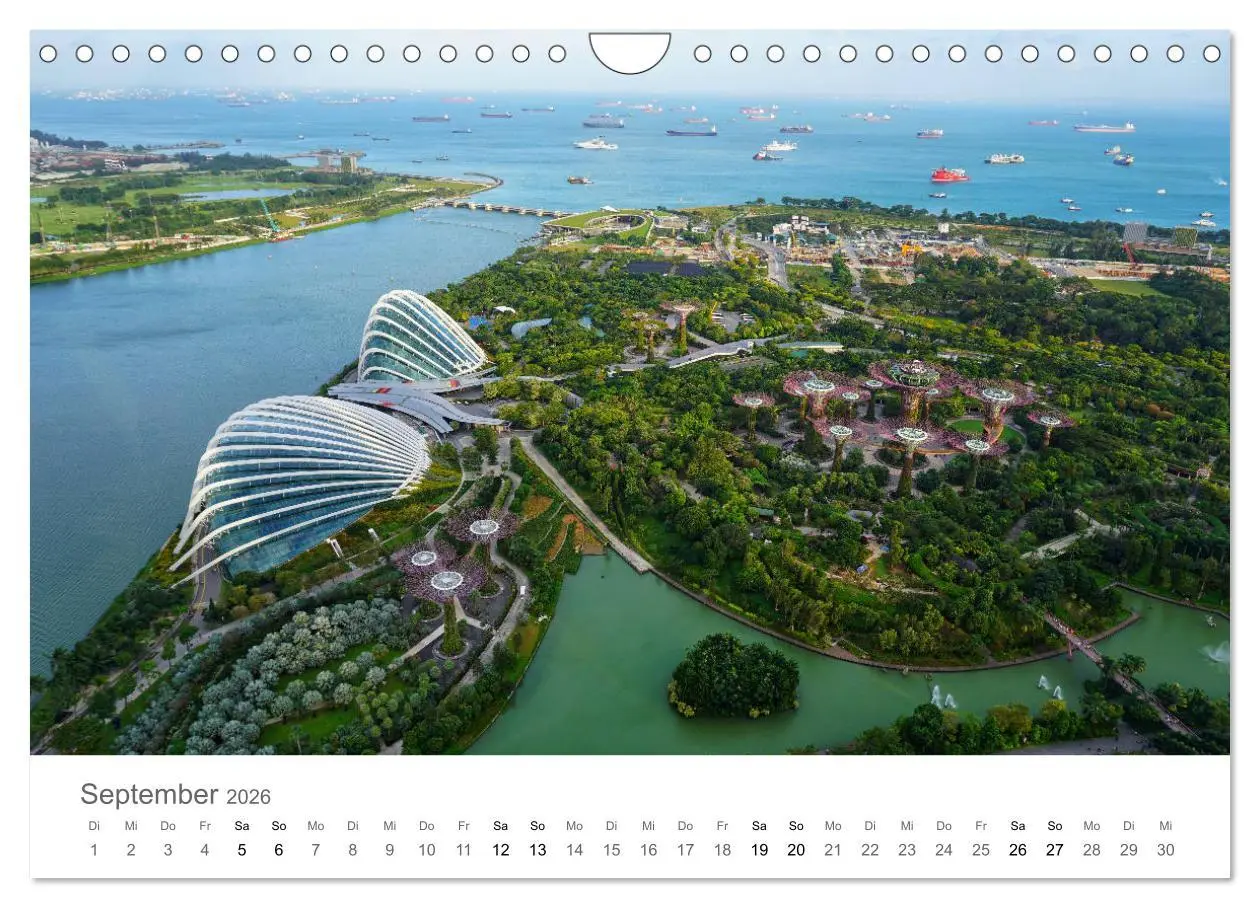 Bild: 9783457785560 | Singapur (Wandkalender 2026 DIN A4 quer), CALVENDO Monatskalender