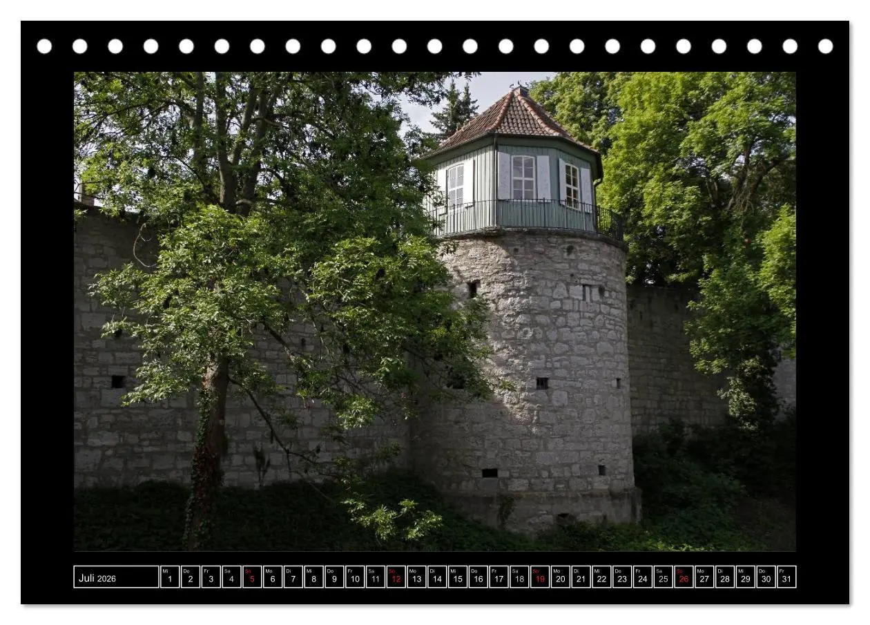Bild: 9783516185560 | Mühlhausen (Tischkalender 2026 DIN A5 quer), CALVENDO Monatskalender