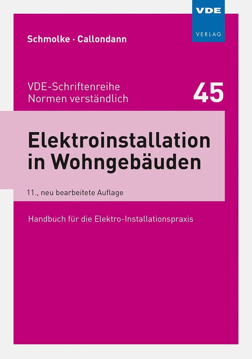 Bild: 9783800765560 | Elektroinstallation in Wohngebäuden | Herbert Schmolke (u. a.) | Buch