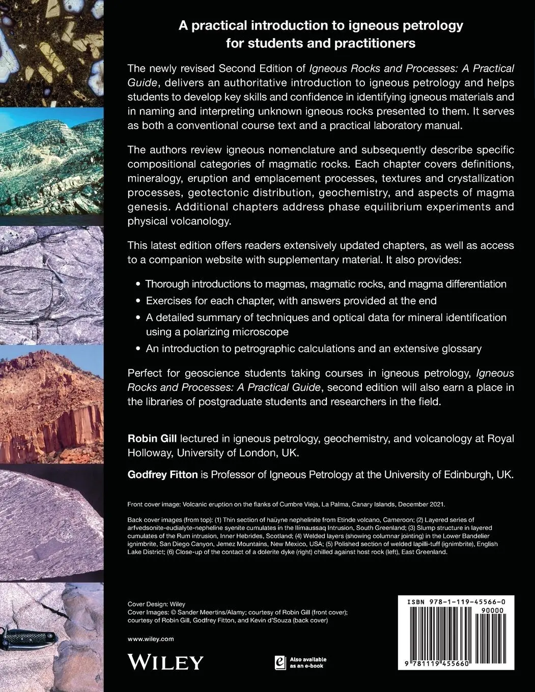 Rückseite: 9781119455660 | Igneous Rocks and Processes | A Practical Guide | Fitton (u. a.)