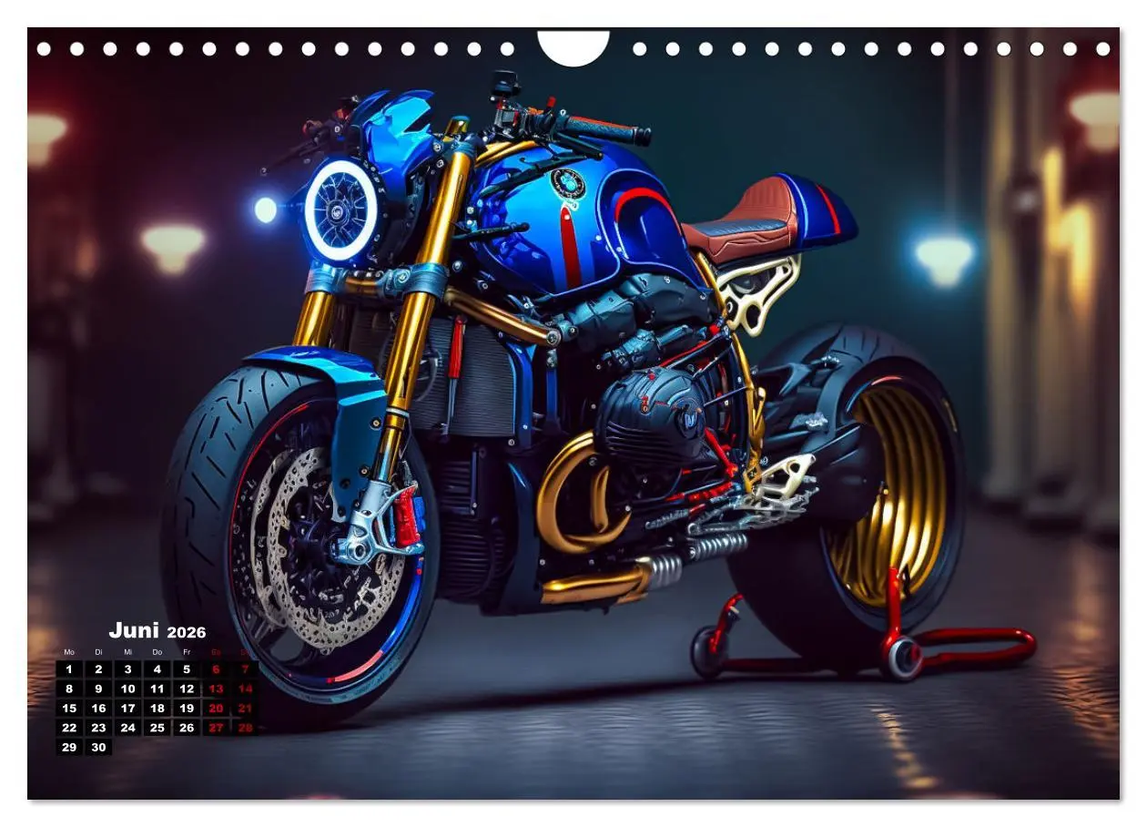 Bild: 9783457535660 | Motorrad illusionen (Wandkalender 2026 DIN A4 quer), CALVENDO...