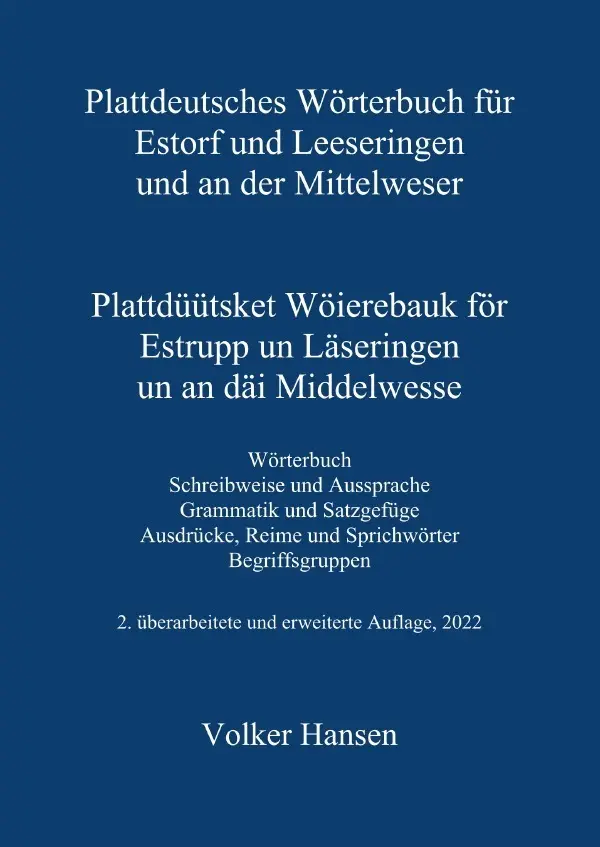 Cover: 9783757505660 | Plattdeutsches Wörterbuch für Estorf und Leeseringen und an der...