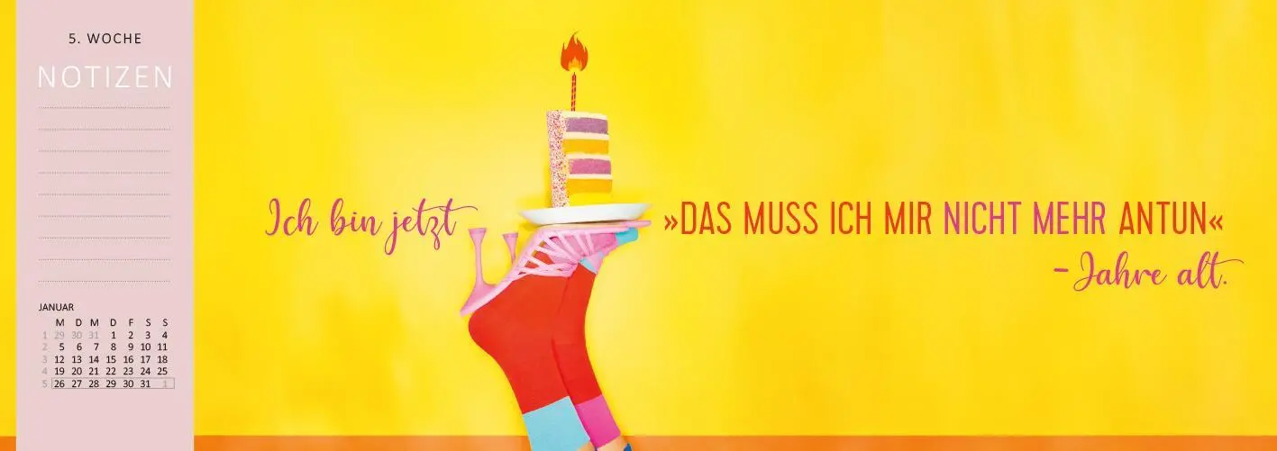 Bild: 4014489135760 | Tischkalender Darf ich Ihnen das Tschüss anbieten? 2026 | Kalender