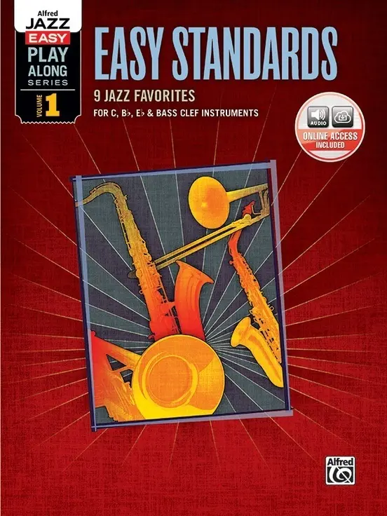 Cover: 9780739075760 | Alfred Jazz Easy Play-Along Series, Vol. 1: Easy Standards | Music