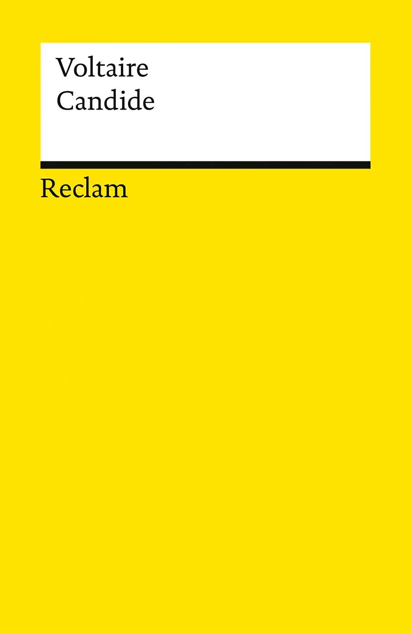 Cover: 9783150145760 | Candide oder der Optimismus | Voltaire | Taschenbuch | 176 S. | 2025