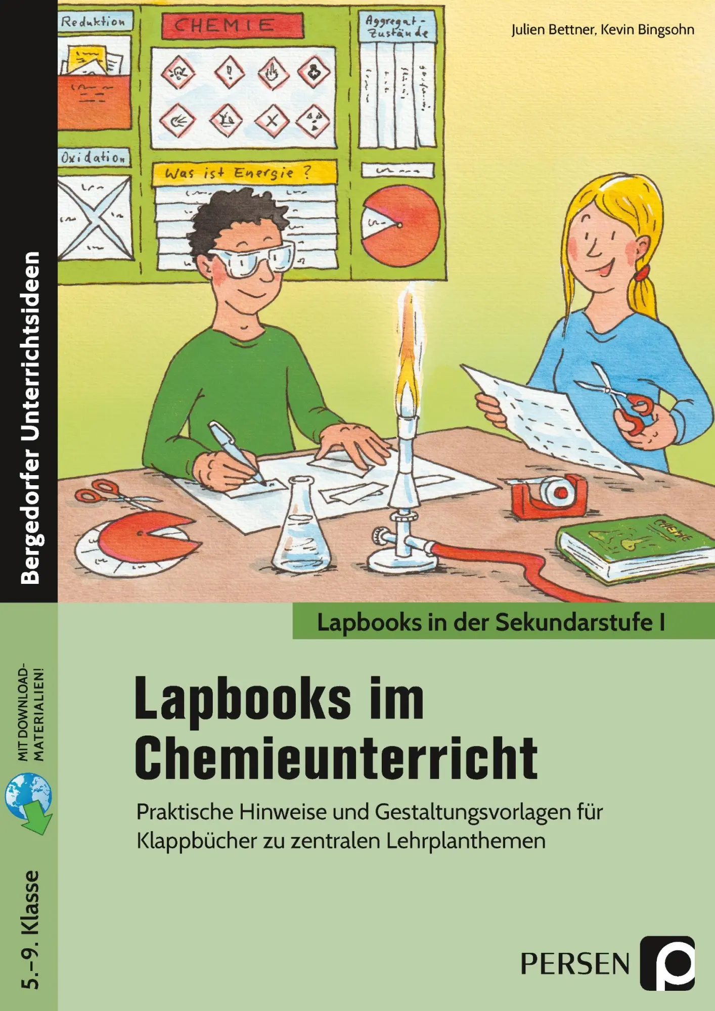 Cover: 9783403205760 | Lapbooks im Chemieunterricht - 5.-9. Klasse | Kevin Bingsohn (u. a.)