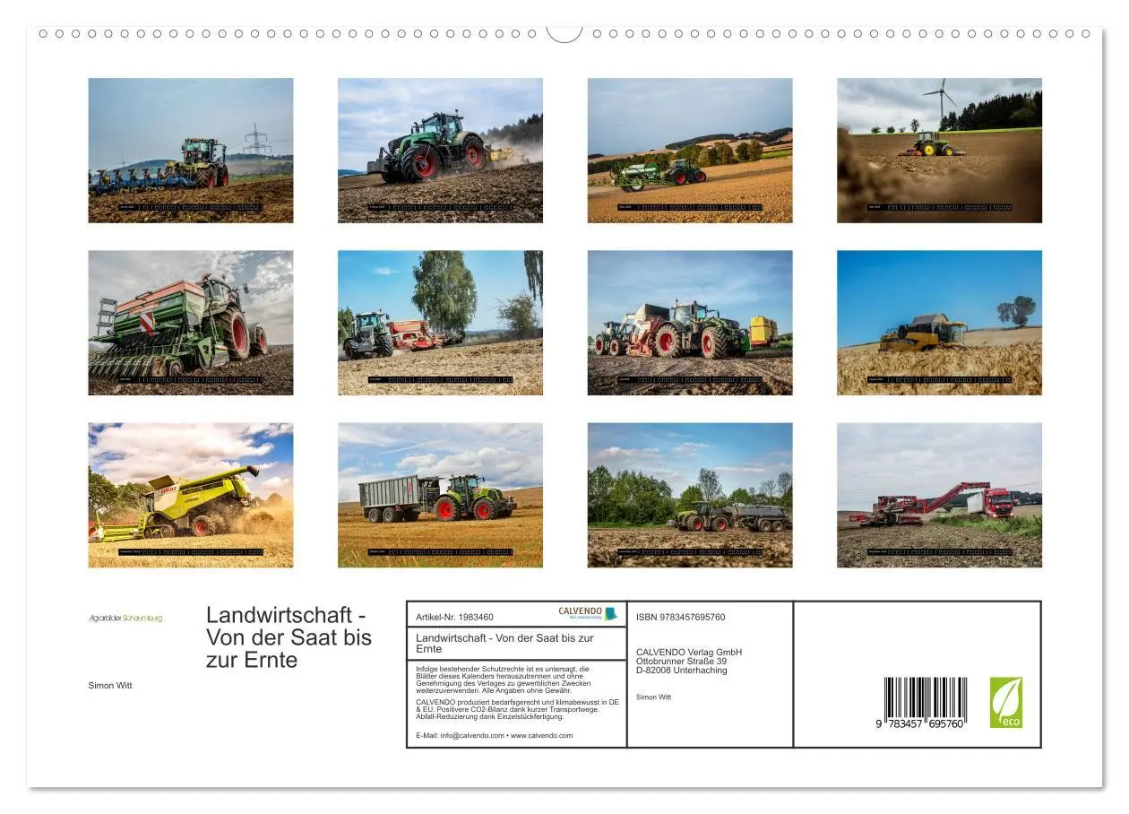 Bild: 9783457695760 | Landwirtschaft - Von der Saat bis zur Ernte (hochwertiger Premium...