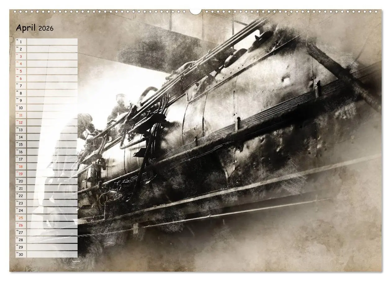 Bild: 9783457765760 | Dampflok Impressionen (hochwertiger Premium Wandkalender 2026 DIN...