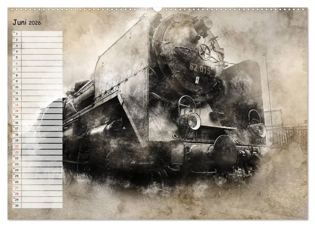 Bild: 9783457765760 | Dampflok Impressionen (hochwertiger Premium Wandkalender 2026 DIN...