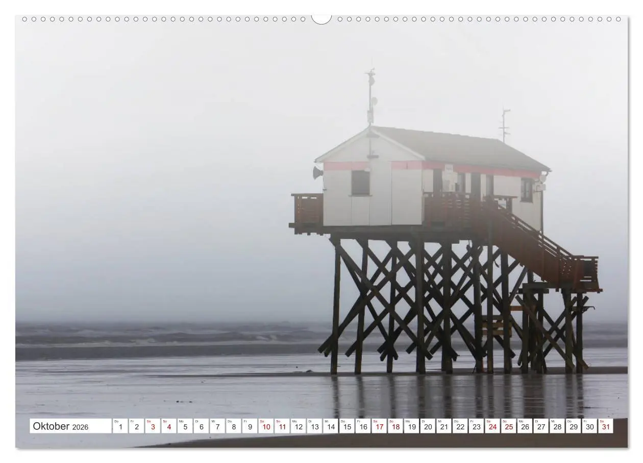Bild: 9783457905760 | ST. PETER ORDING Strand und Meer (Wandkalender 2026 DIN A2 quer),...