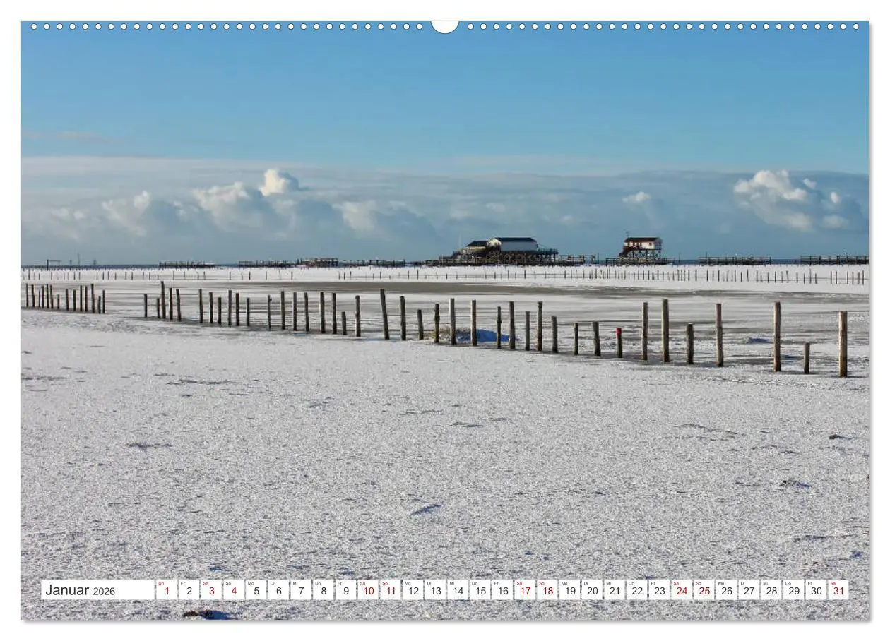 Bild: 9783457905760 | ST. PETER ORDING Strand und Meer (Wandkalender 2026 DIN A2 quer),...