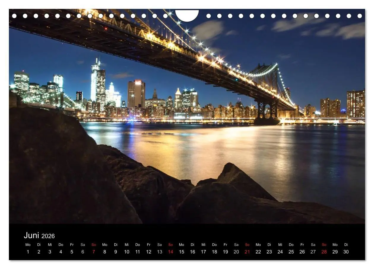 Bild: 9783516165760 | New York (Wandkalender 2026 DIN A4 quer), CALVENDO Monatskalender