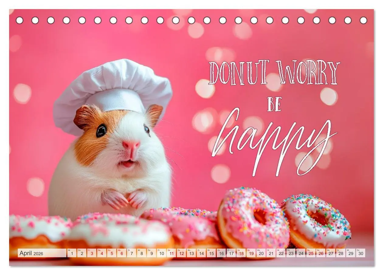 Bild: 9783516235760 | Meerschweinchen LUSTIG DURCHS JAHR (Tischkalender 2026 DIN A5...