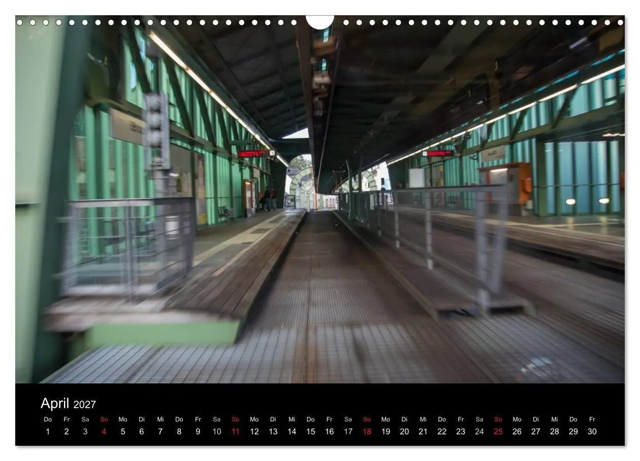 Bild: 9783569945760 | Die Wuppertaler Schwebebahn (Wandkalender 2027 DIN A3 quer),...