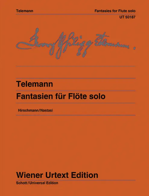 Cover: 9783850555760 | 12 Fantasien | Nach dem Erstdruck. Flöte., Wiener Urtext Edition