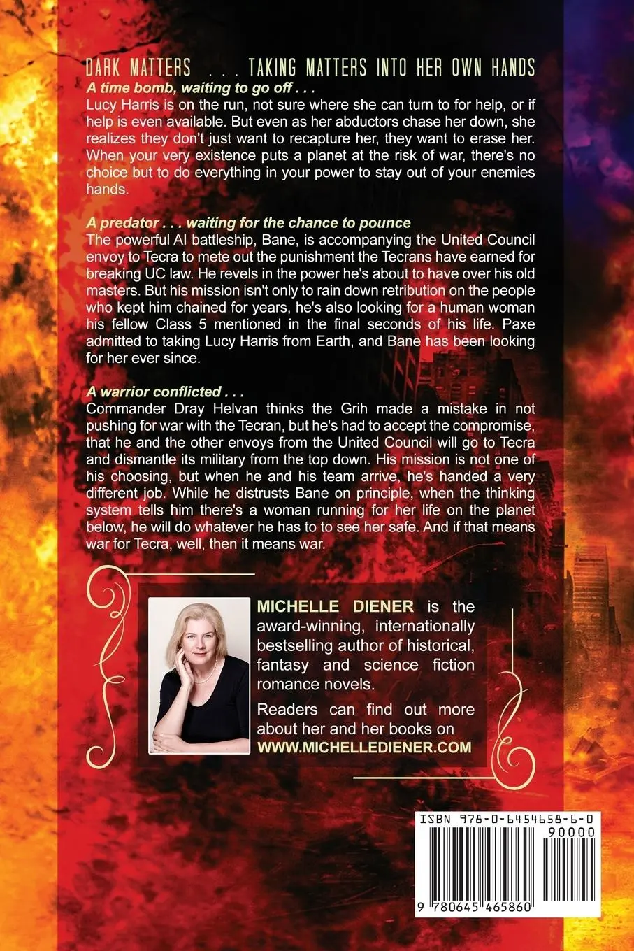 Rückseite: 9780645465860 | Dark Matters | Michelle Diener | Taschenbuch | Englisch | 2025