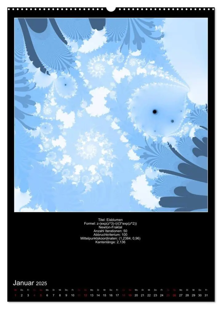 Bild: 9783435975860 | Fraktale zum Selbstnachrechnen (Wandkalender 2025 DIN A2 hoch),...