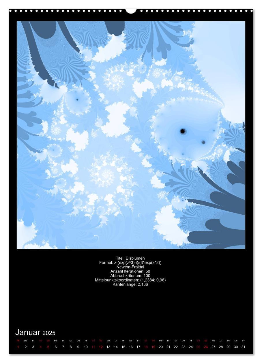 Bild: 9783435975860 | Fraktale zum Selbstnachrechnen (Wandkalender 2025 DIN A2 hoch),...