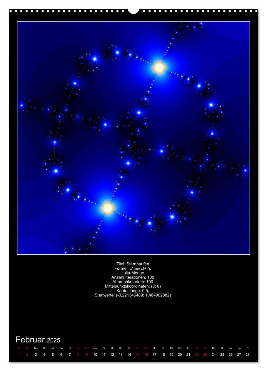 Bild: 9783435975860 | Fraktale zum Selbstnachrechnen (Wandkalender 2025 DIN A2 hoch),...