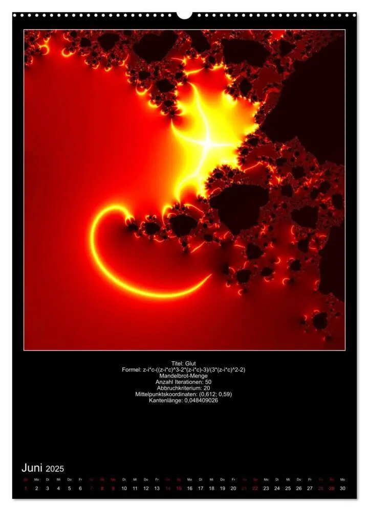 Bild: 9783435975860 | Fraktale zum Selbstnachrechnen (Wandkalender 2025 DIN A2 hoch),...