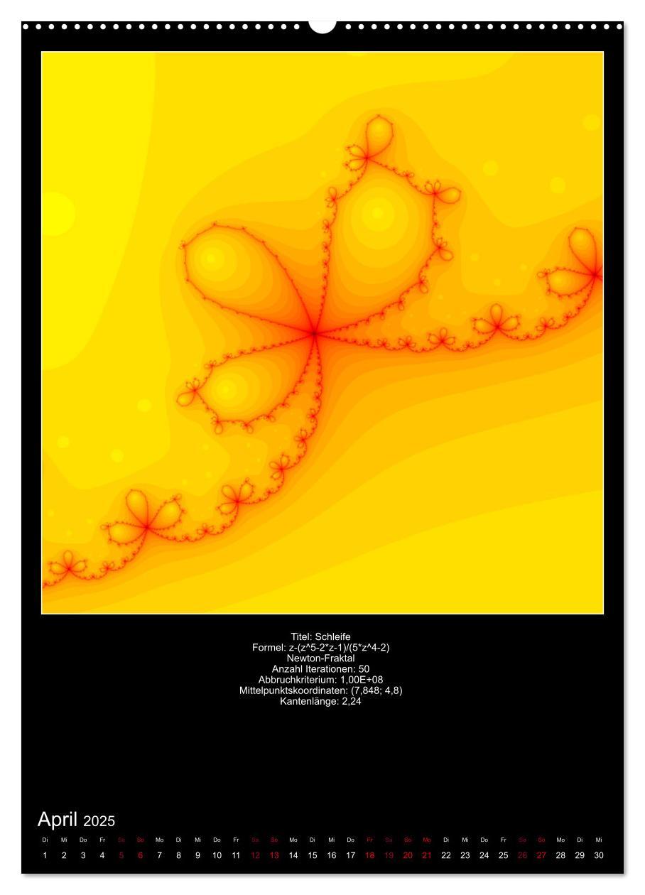 Bild: 9783435975860 | Fraktale zum Selbstnachrechnen (Wandkalender 2025 DIN A2 hoch),...