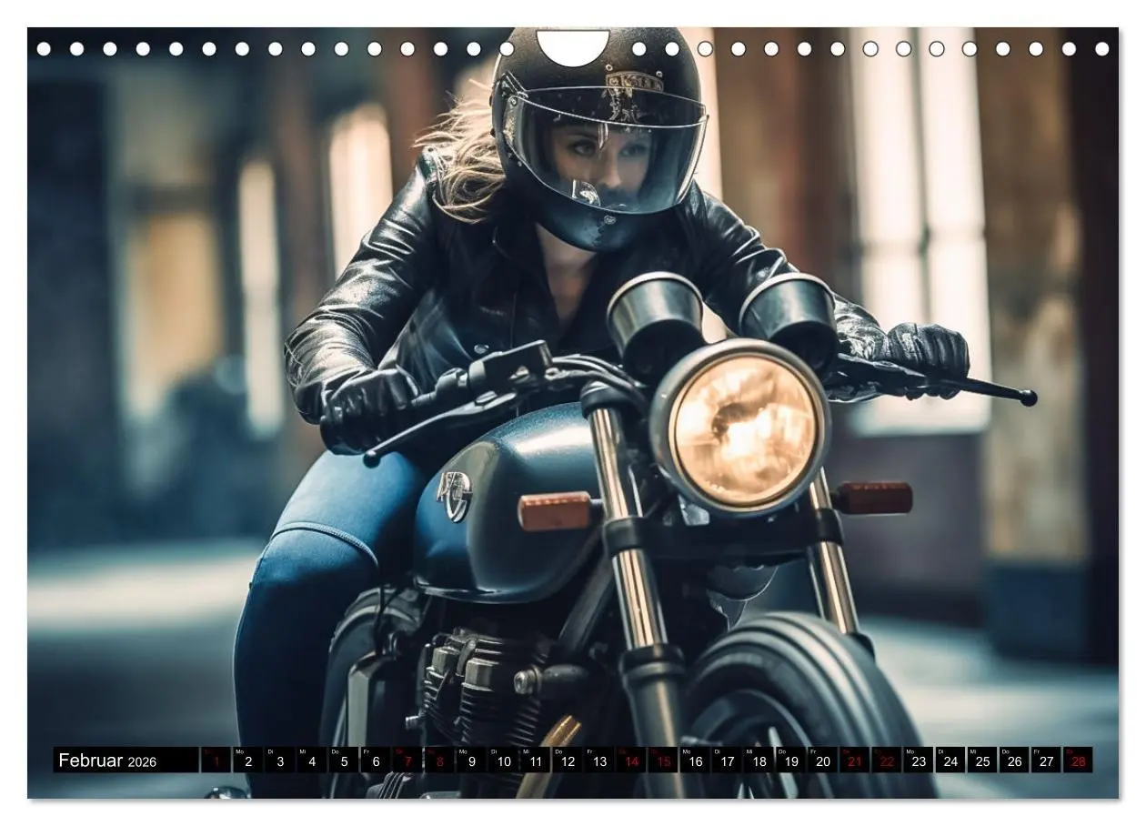 Bild: 9783457375860 | Urban Biker (Wandkalender 2026 DIN A4 quer), CALVENDO Monatskalender