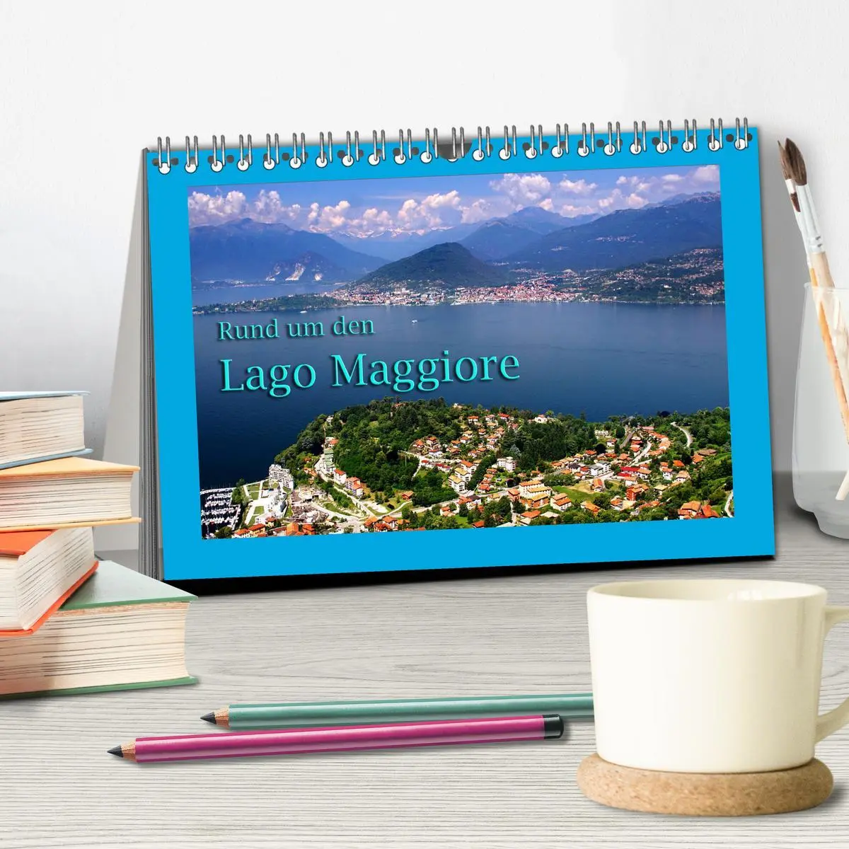 Bild: 9783457685860 | Rund um den Lago Maggiore (Tischkalender 2026 DIN A5 quer),...