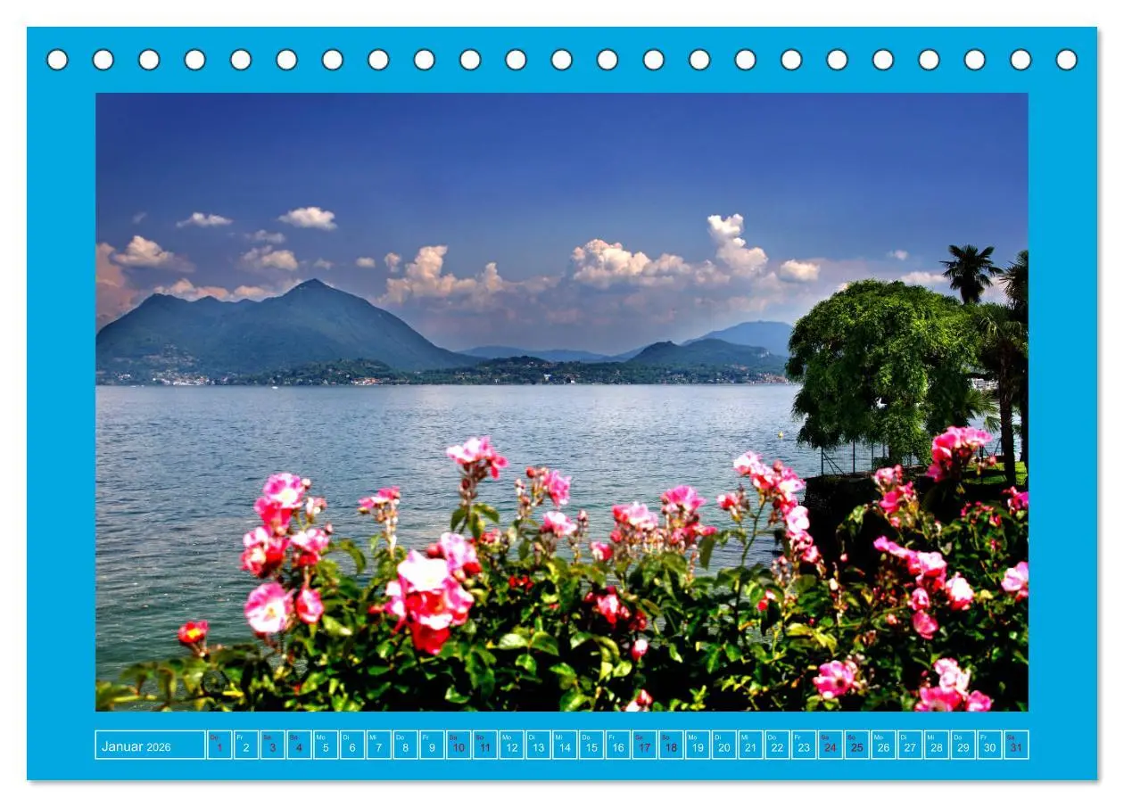 Bild: 9783457685860 | Rund um den Lago Maggiore (Tischkalender 2026 DIN A5 quer),...