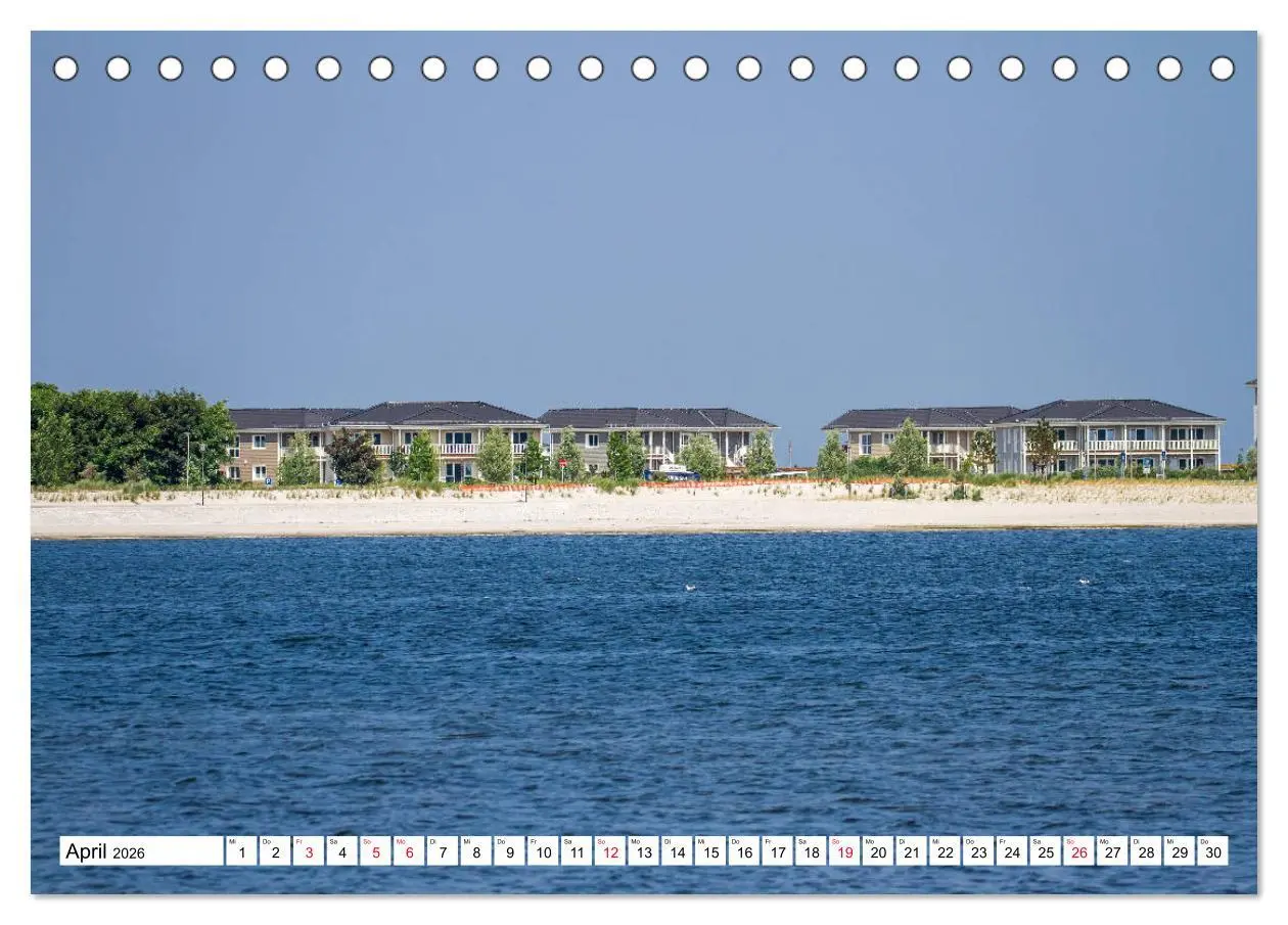 Bild: 9783457825860 | Küstenort Heiligenhafen (Tischkalender 2026 DIN A5 quer), CALVENDO...