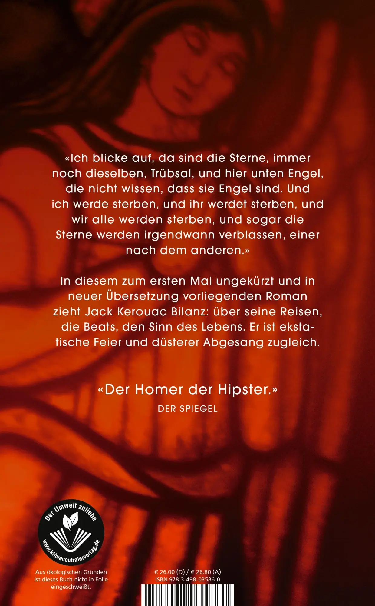 Rückseite: 9783498035860 | Engel der Trübsal | Jack Kerouac | Buch | 528 S. | Deutsch | 2022