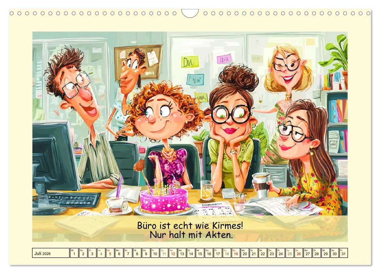 Bild: 9783516605860 | Büroalarm. Cartoons für alle, die trotzdem weitermachen...