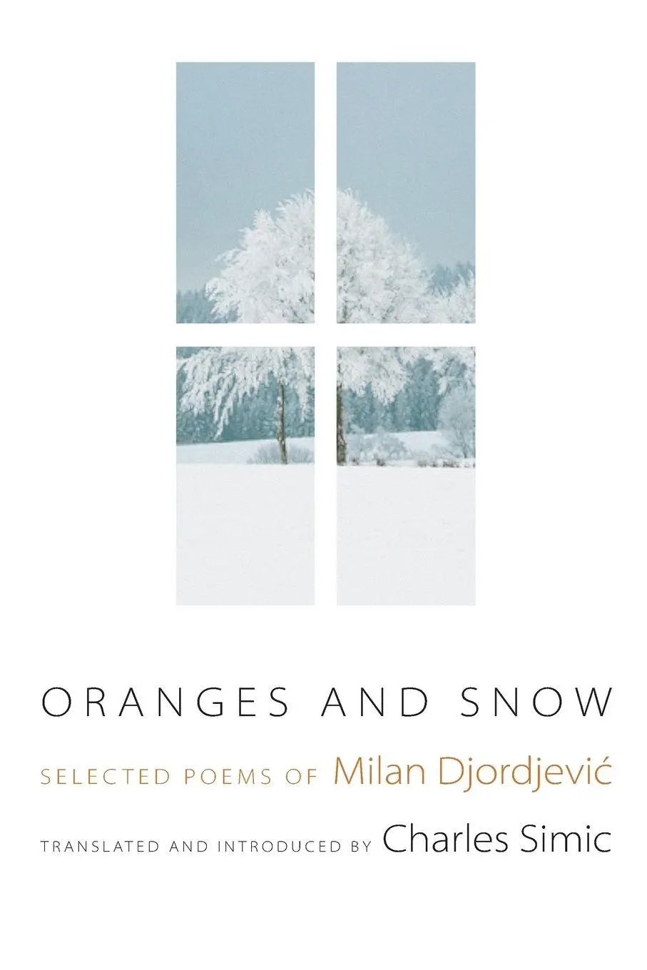 Cover: 9780691205960 | Oranges and Snow | Selected Poems of Milan Djordjevi¿ | Djordjevi¿