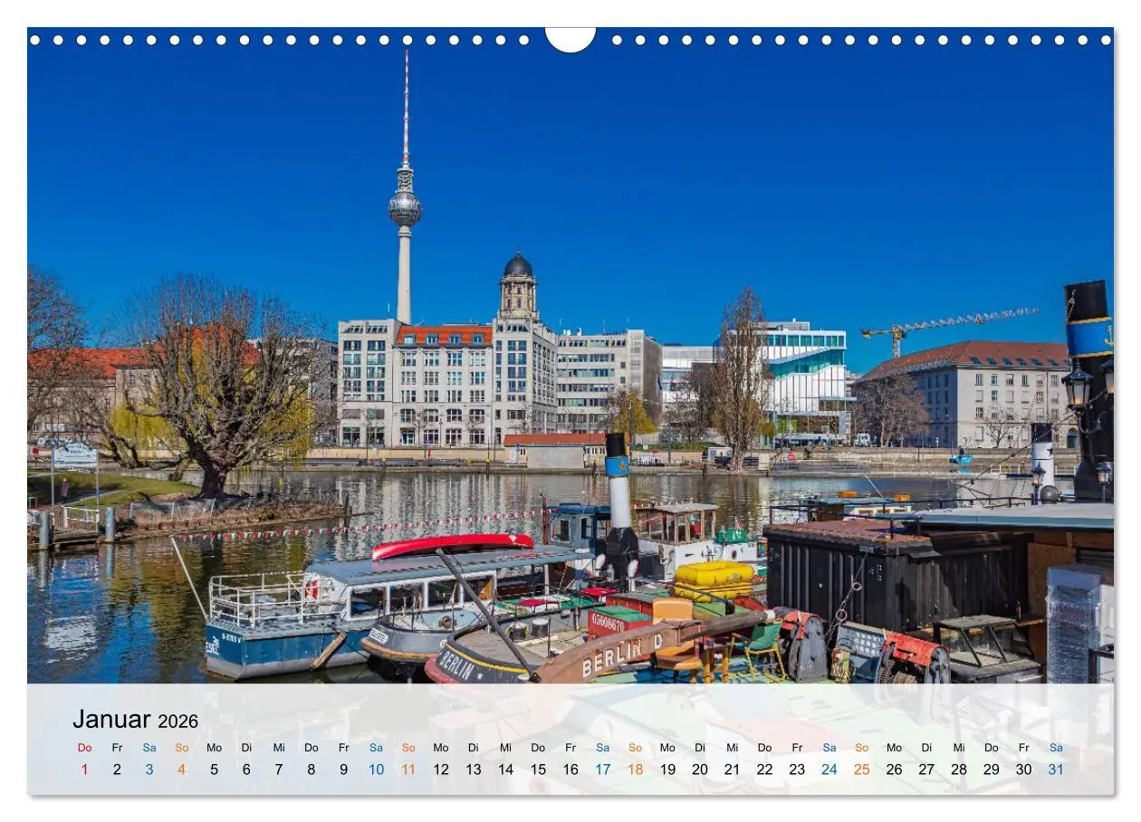 Bild: 9783457295960 | Berliner Wasserwege - Die Spree und ihre Kanäle (Wandkalender 2026...