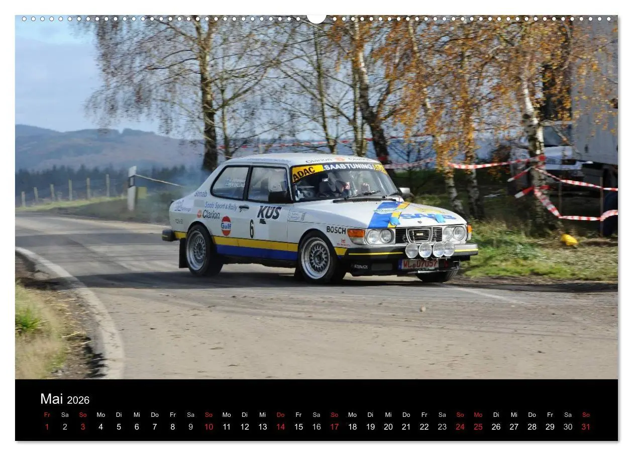 Bild: 9783516075960 | Asphalt und Schotter Rallye (Wandkalender 2026 DIN A2 quer),...