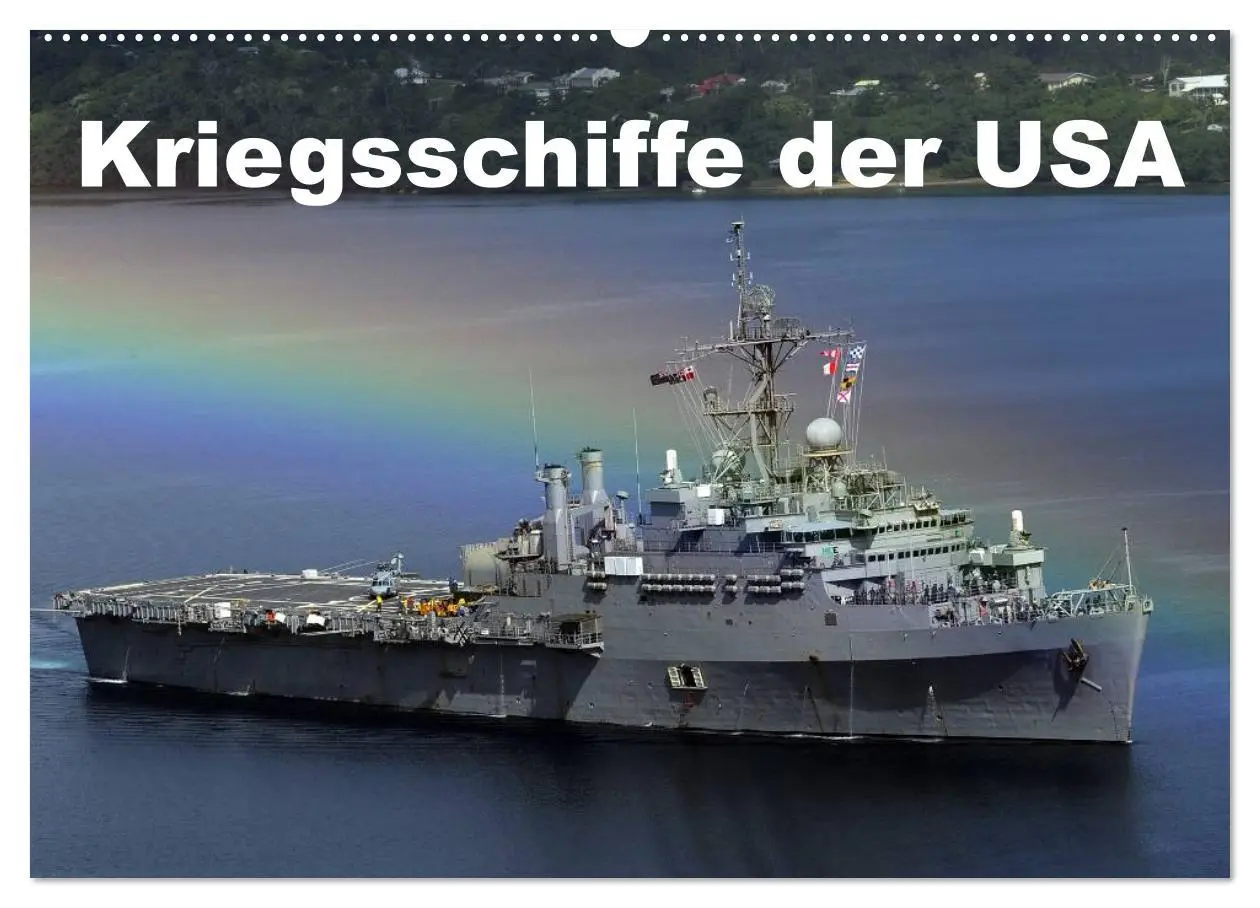 Cover: 9783516145960 | Kriegsschiffe der USA (Wandkalender 2026 DIN A2 quer), CALVENDO...