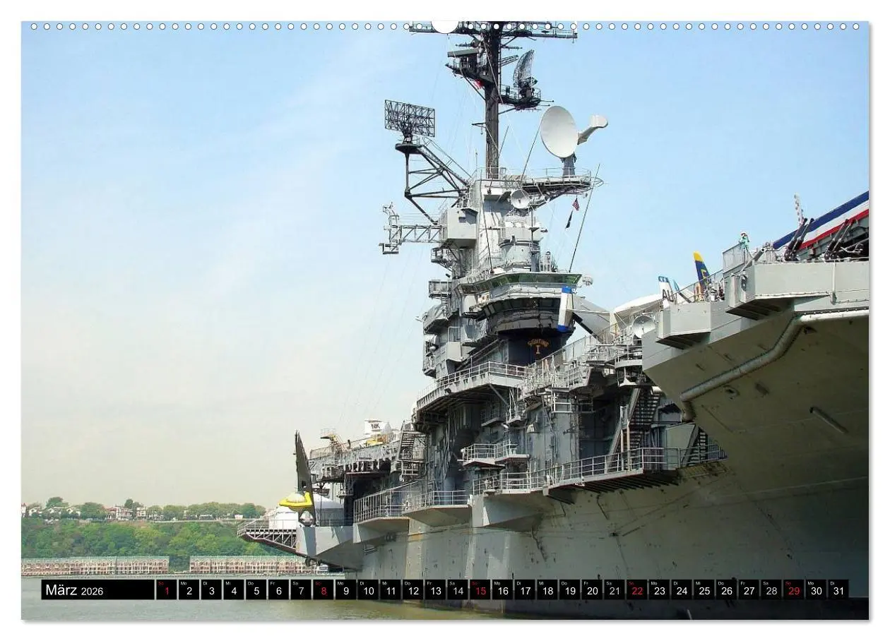 Bild: 9783516145960 | Kriegsschiffe der USA (Wandkalender 2026 DIN A2 quer), CALVENDO...